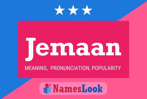 Jemaan Name Poster