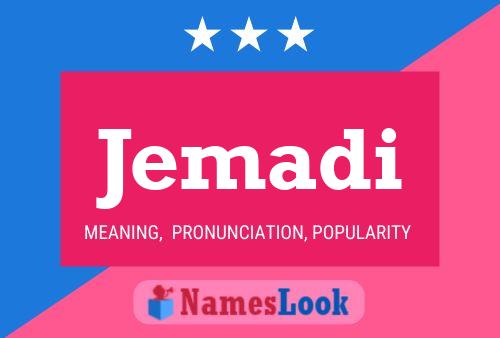 Jemadi Name Poster