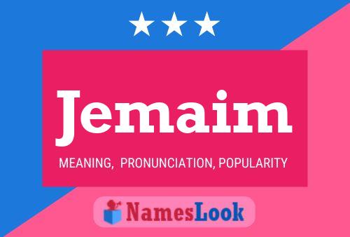 Jemaim Name Poster