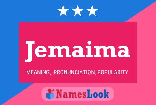 Jemaima Name Poster