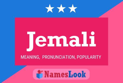 Jemali Name Poster