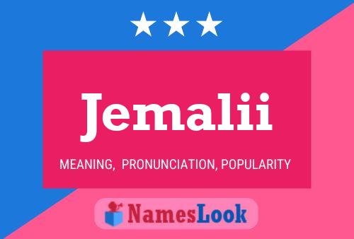 Jemalii Name Poster