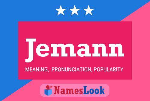 Jemann Name Poster