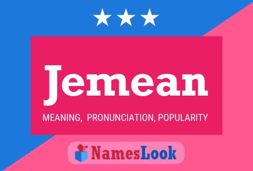 Jemean Name Poster