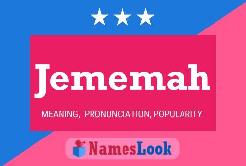 Jememah Name Poster