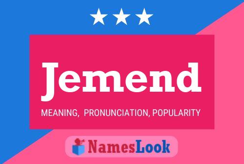 Jemend Name Poster