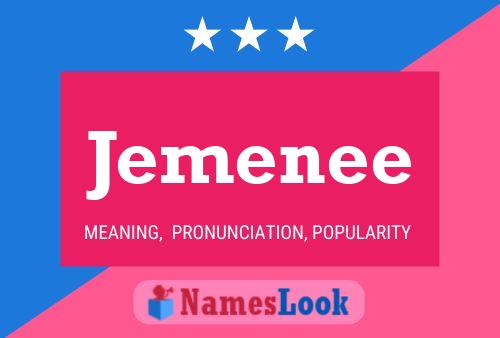 Jemenee Name Poster