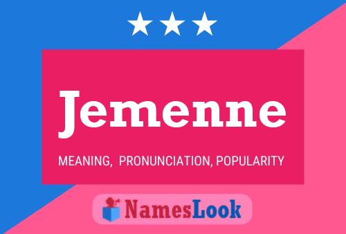 Jemenne Name Poster