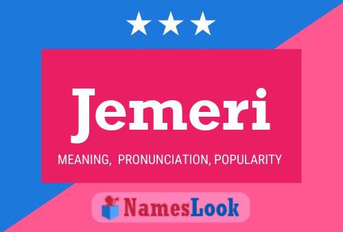 Jemeri Name Poster