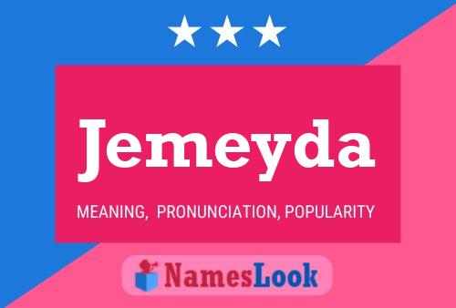 Jemeyda Name Poster