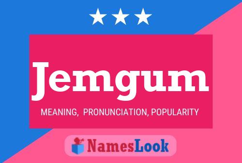 Jemgum Name Poster