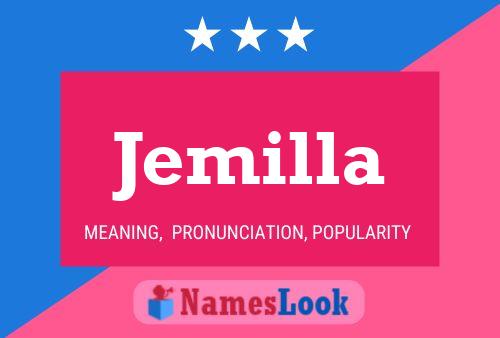 Jemilla Name Poster