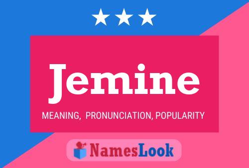 Jemine Name Poster