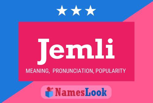 Jemli Name Poster