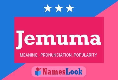 Jemuma Name Poster