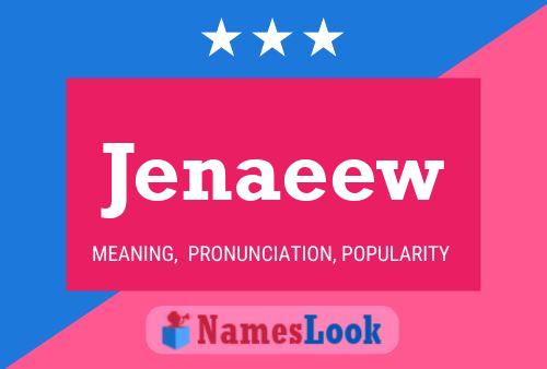 Jenaeew Name Poster