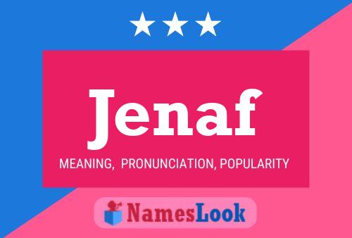 Jenaf Name Poster