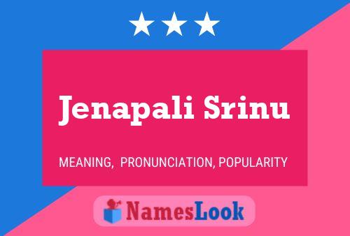 Jenapali Srinu Name Poster