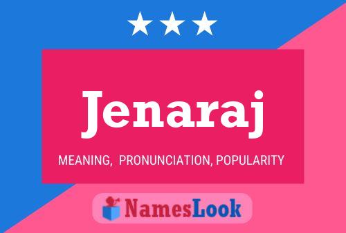 Jenaraj Name Poster