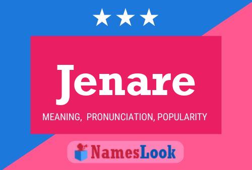 Jenare Name Poster