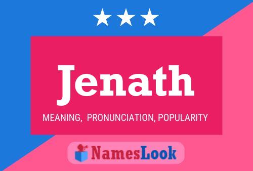 Jenath Name Poster