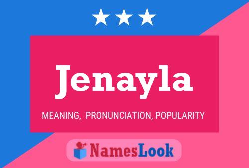 Jenayla Name Poster