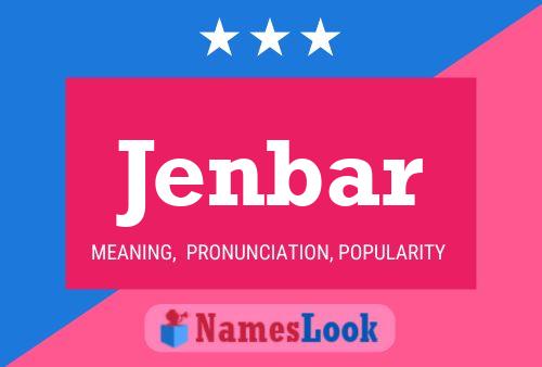 Jenbar Name Poster