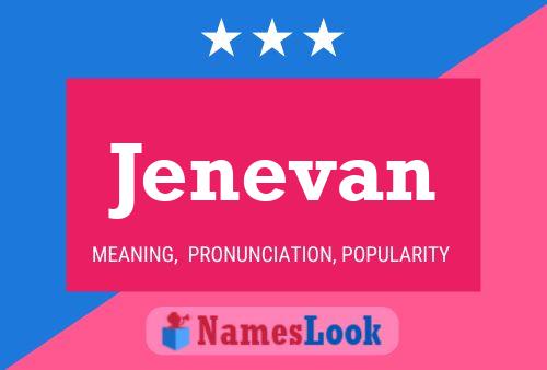 Jenevan Name Poster