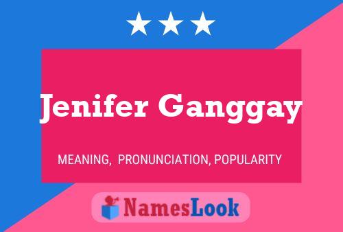 Jenifer Ganggay Name Poster