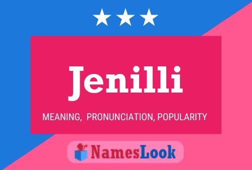 Jenilli Name Poster