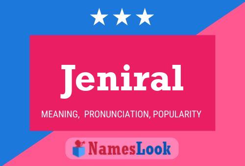 Jeniral Name Poster