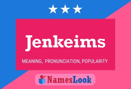 Jenkeims Name Poster