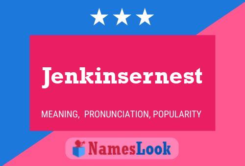 Jenkinsernest Name Poster