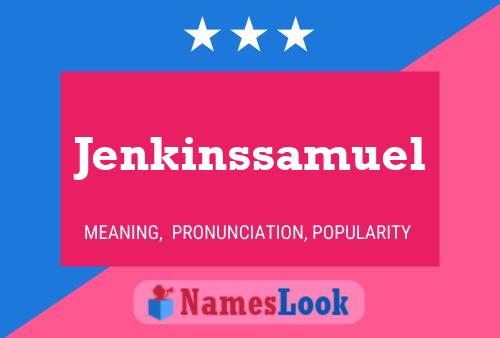 Jenkinssamuel Name Poster