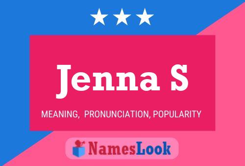 Jenna S Name Poster