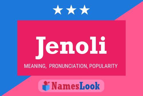 Jenoli Name Poster