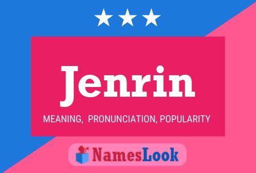 Jenrin Name Poster