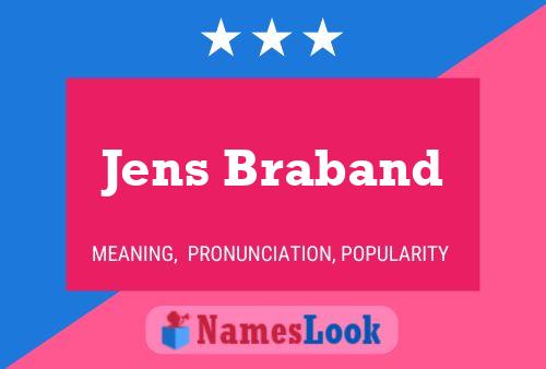 Jens Braband Name Poster