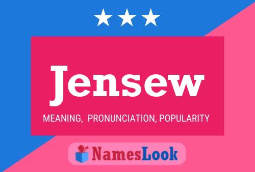 Jensew Name Poster