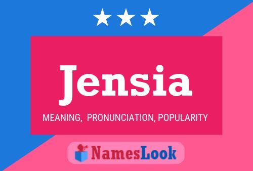 Jensia Name Poster