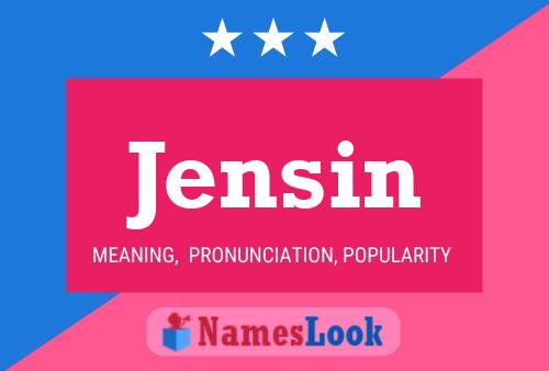 Jensin Name Poster