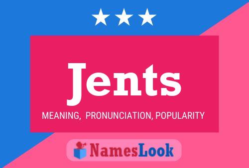 Jents Name Poster