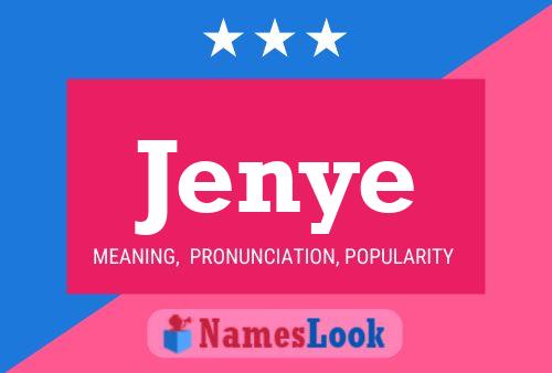 Jenye Name Poster