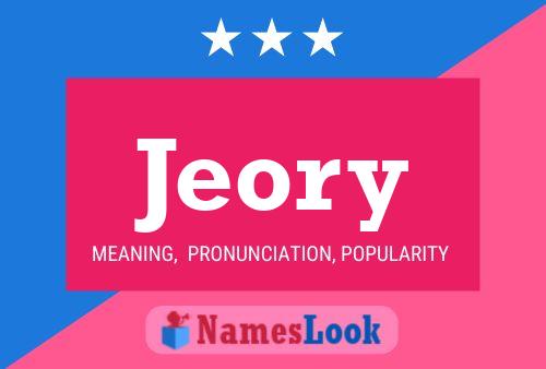 Jeory Name Poster