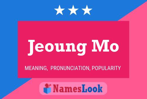 Jeoung Mo Name Poster