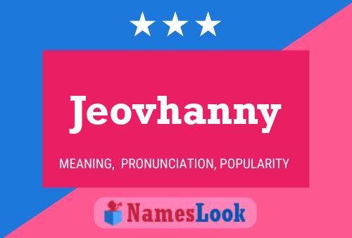 Jeovhanny Name Poster