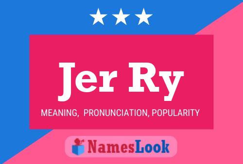 Jer Ry Name Poster