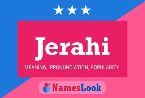 Jerahi Name Poster