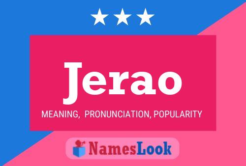 Jerao Name Poster