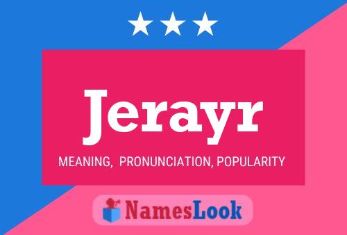 Jerayr Name Poster